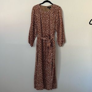 AYR Midi Length Polka Dot Dress Medium